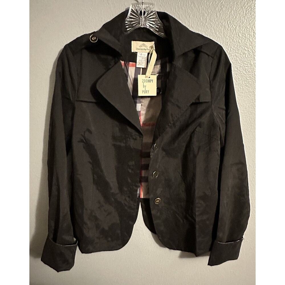 Zoompy By Pury Womens Size Small Button Front Dress Jacket Blazer - Picture 1 of 5